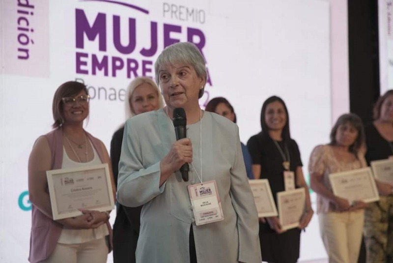 La olavarriense Delia Bouciguez ganadora del premio de ME Feba